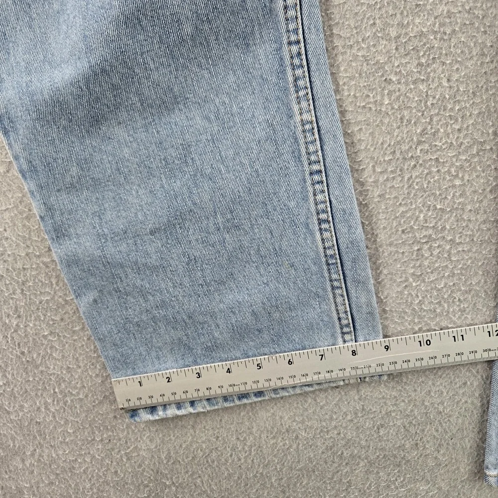 Levi's 505 Men Jeans 36X34 Light Blue Y2K‎ Denim Straight Fit 34